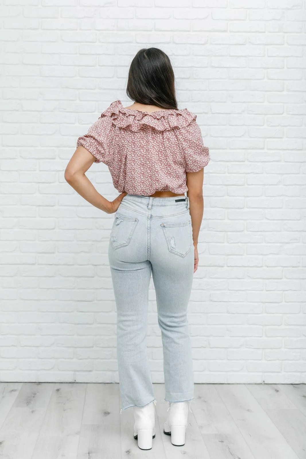 Hazel Blues® |  Golden Hour Top in Rose