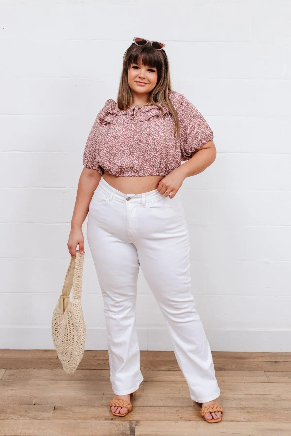 Hazel Blues® |  Golden Hour Top in Rose
