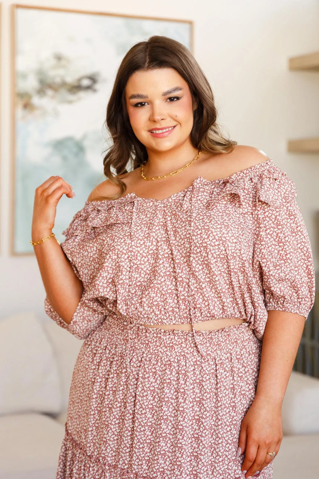 Hazel Blues® |  Golden Hour Top in Rose