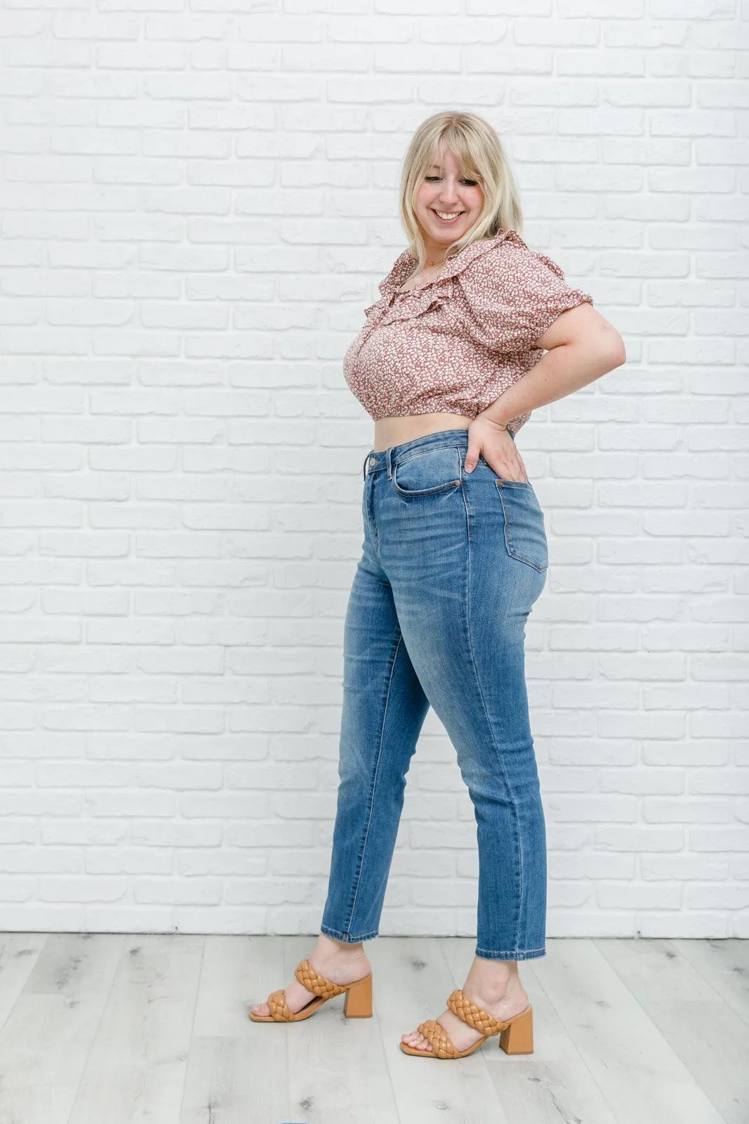 Hazel Blues® |  Golden Hour Top in Rose