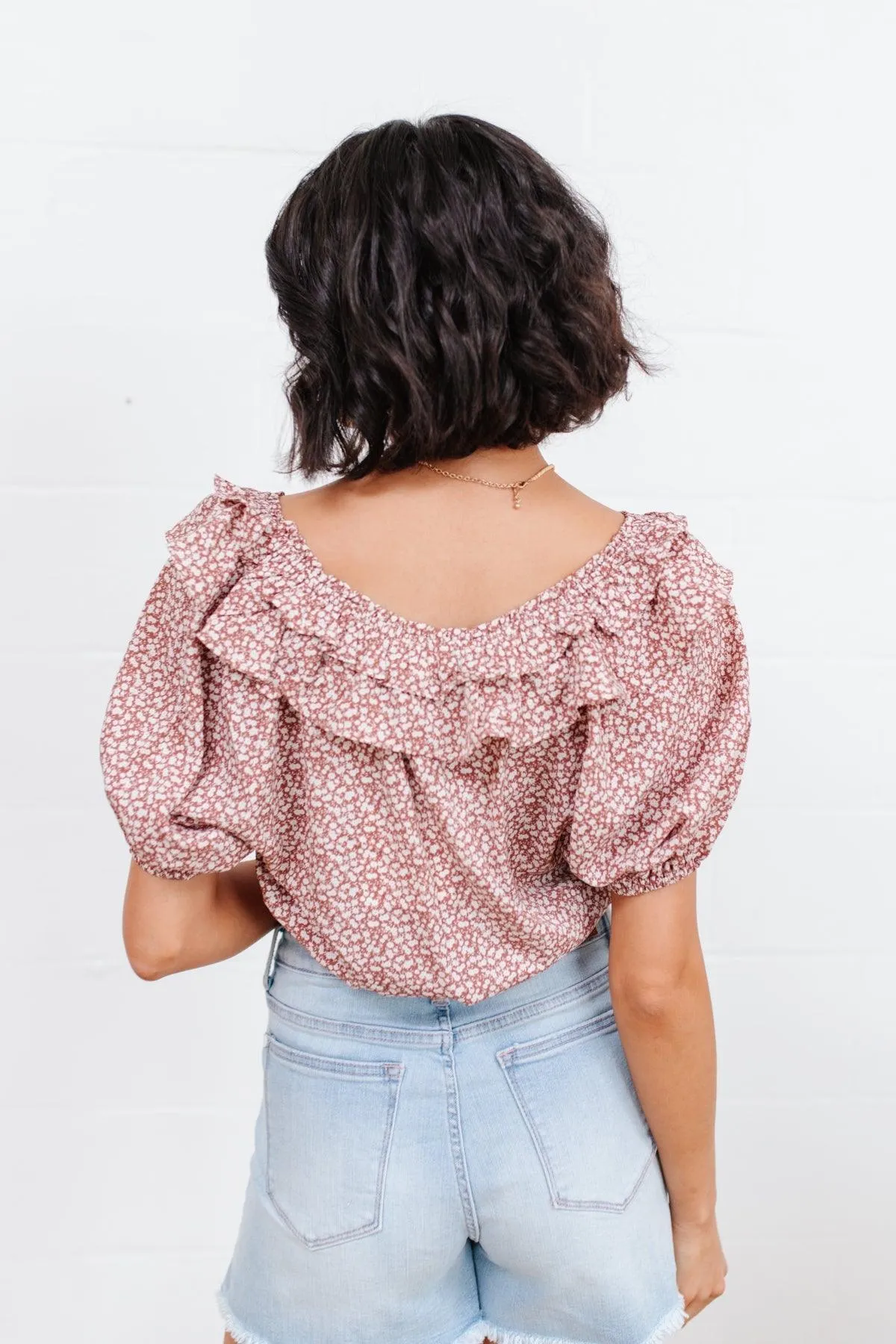 Hazel Blues® |  Golden Hour Top in Rose