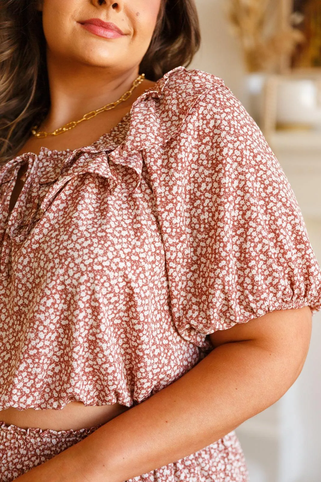 Hazel Blues® |  Golden Hour Top in Rose