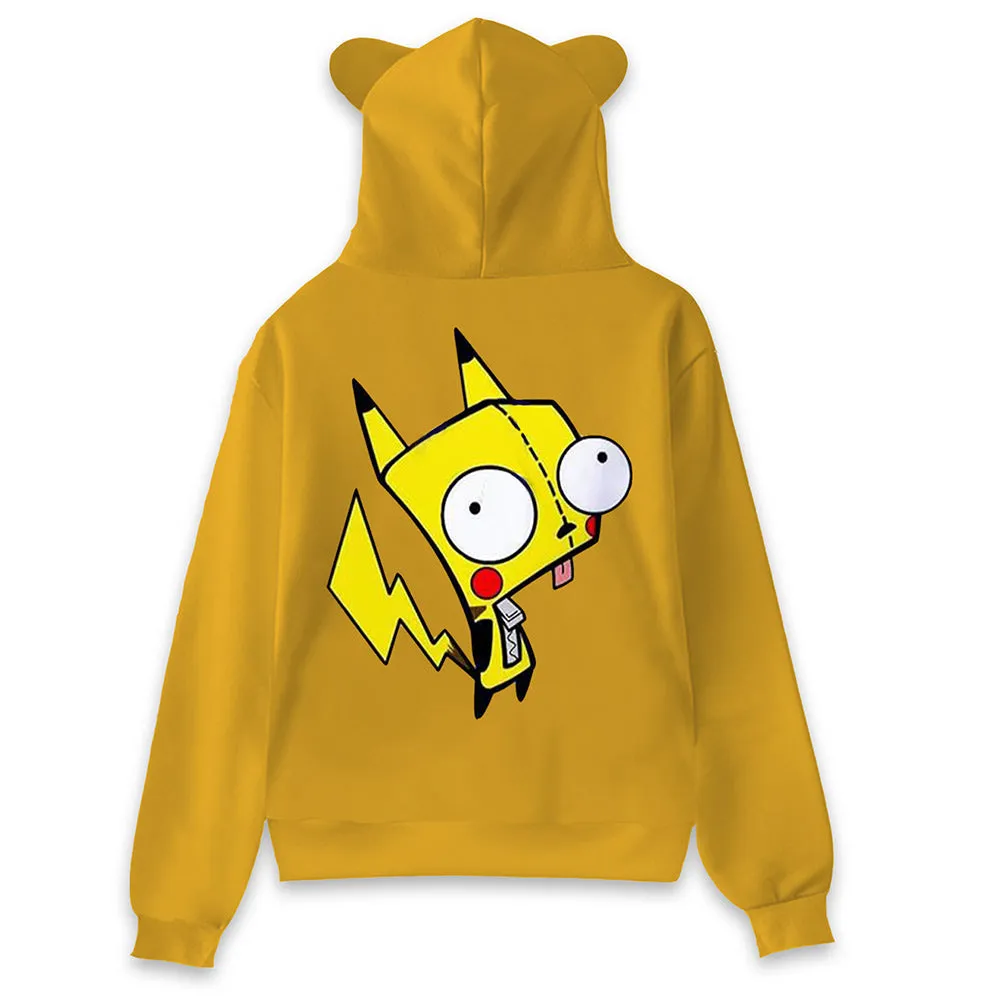 Invader ZIM Cosplay Hoodie 3D Printed Hooded Sweatshirt Kids Children Casual Streetwear Pullover