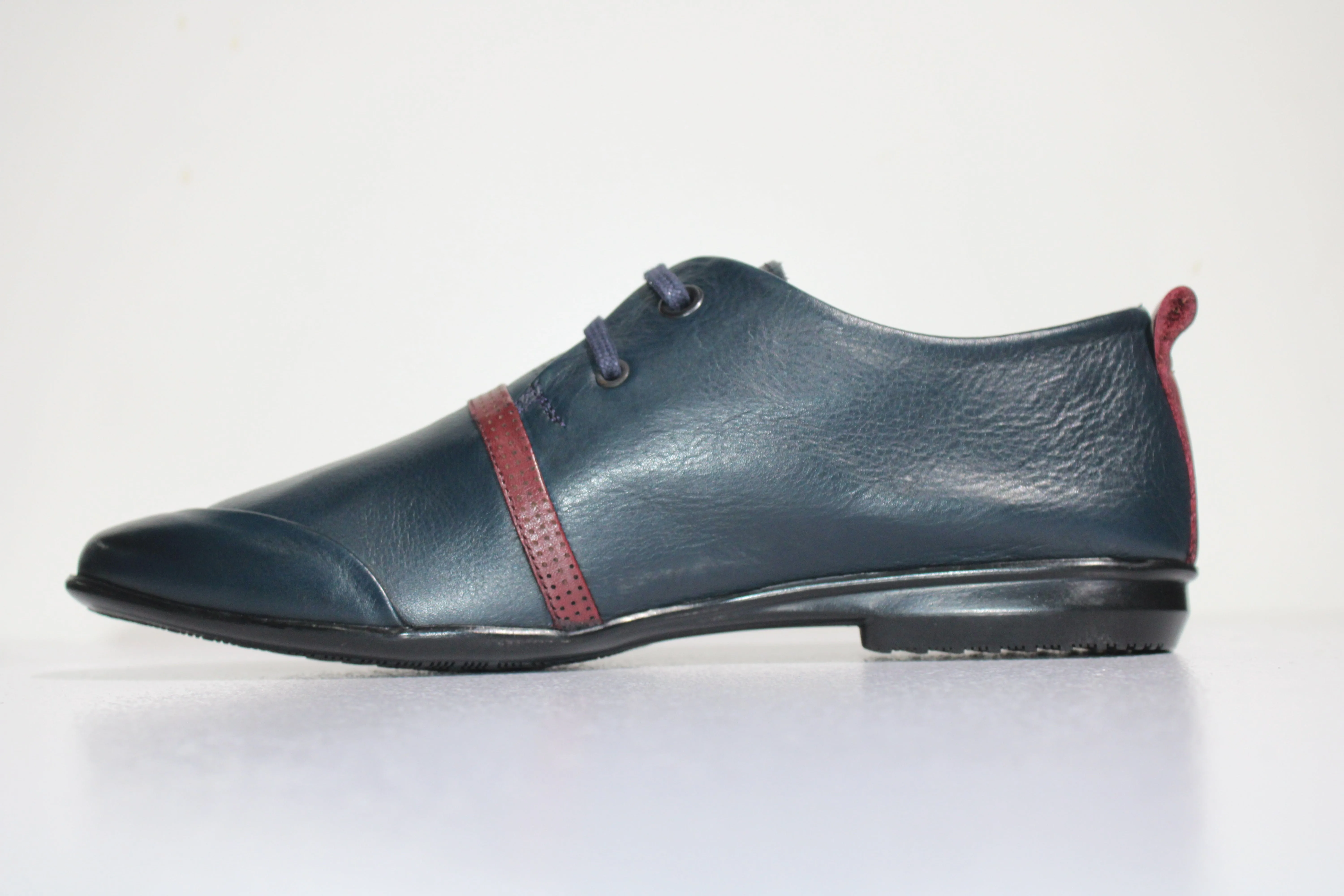 James Franco Casual Leather Shoes Navy