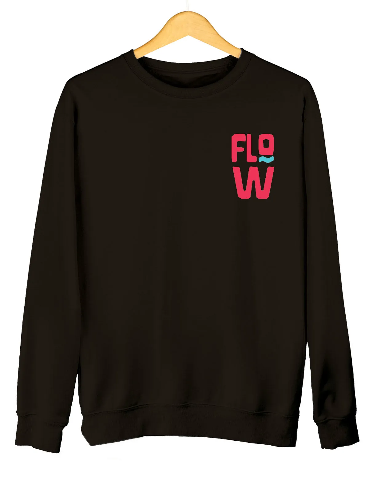 Just Flow With It | Back Printed Unisex Sweatshirt