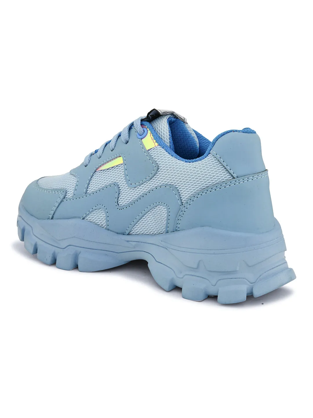 Lace-Ups Round Toe Women Sneakers