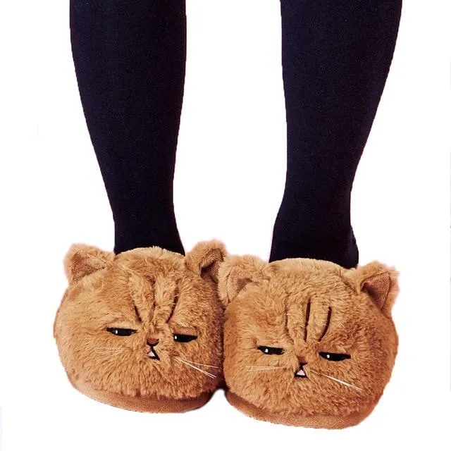 Lazy Cozy Cat Slippers