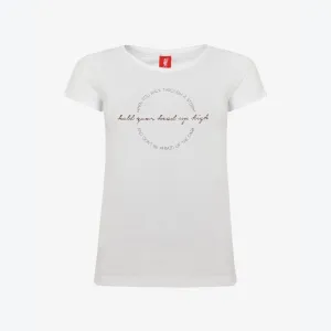 LFC Womens White Heads Up Tee
