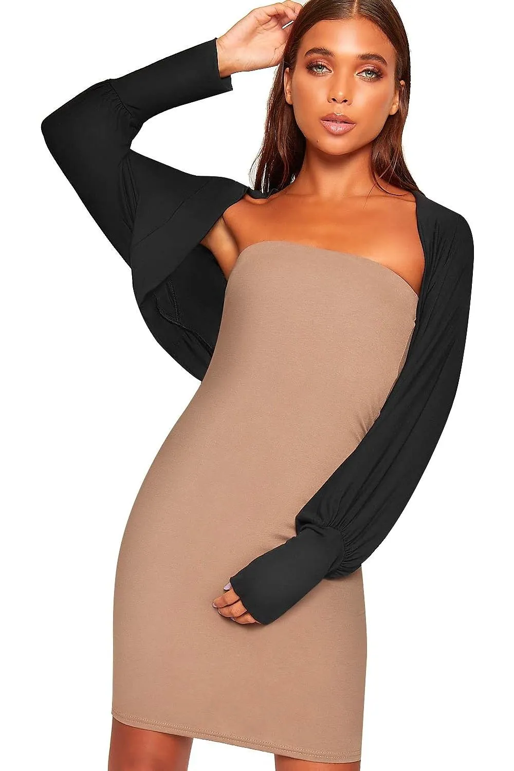 Long Sleeve Batwing Shrug