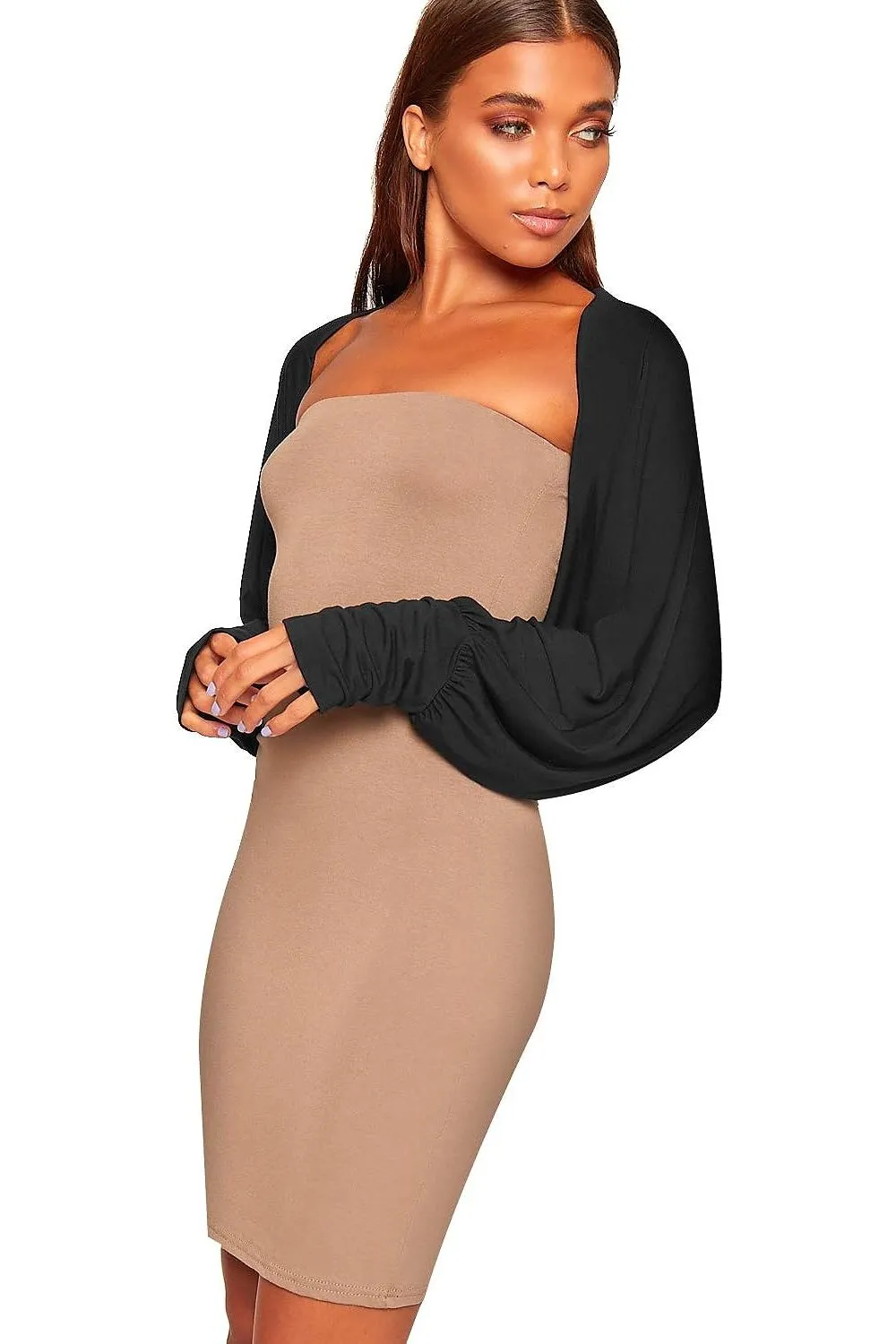 Long Sleeve Batwing Shrug