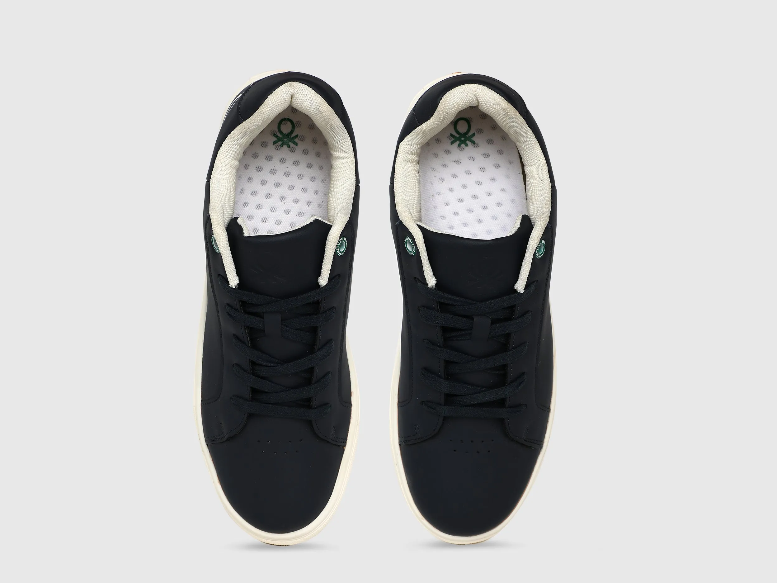 Men Solid Lace-up Sneakers