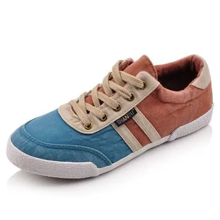 Men's Mixed Colored Lace Up