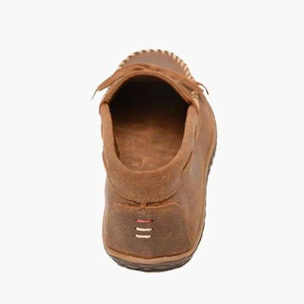 Men's Tie Tread Slippers - Brown Ruff - 793A