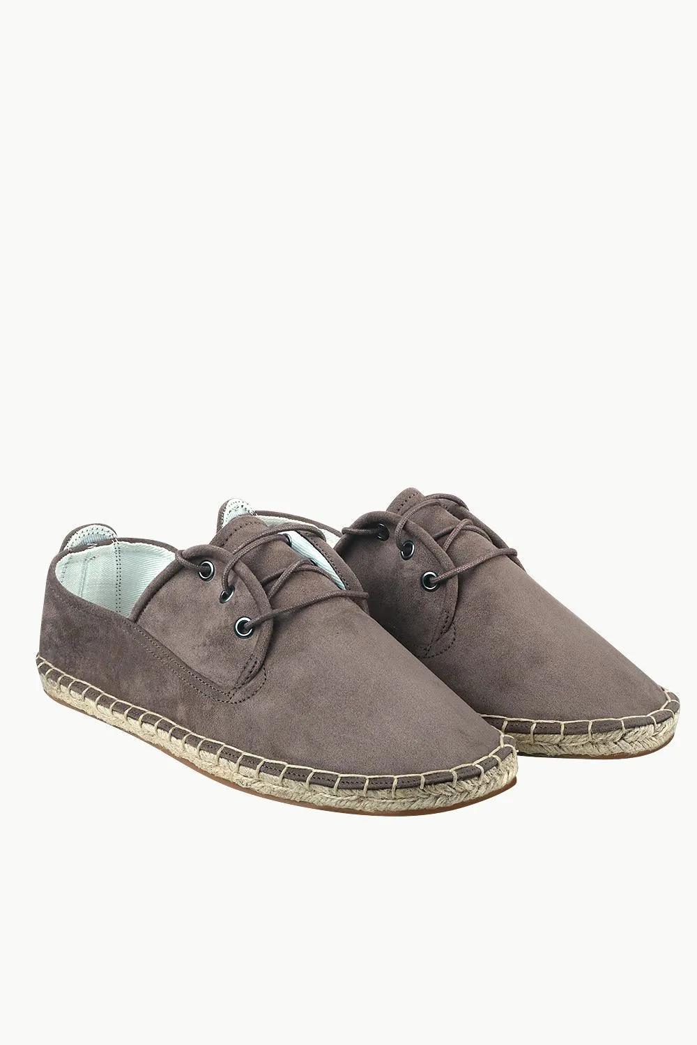 Men's Zinwaldite Suede Lace Up Espadrilles