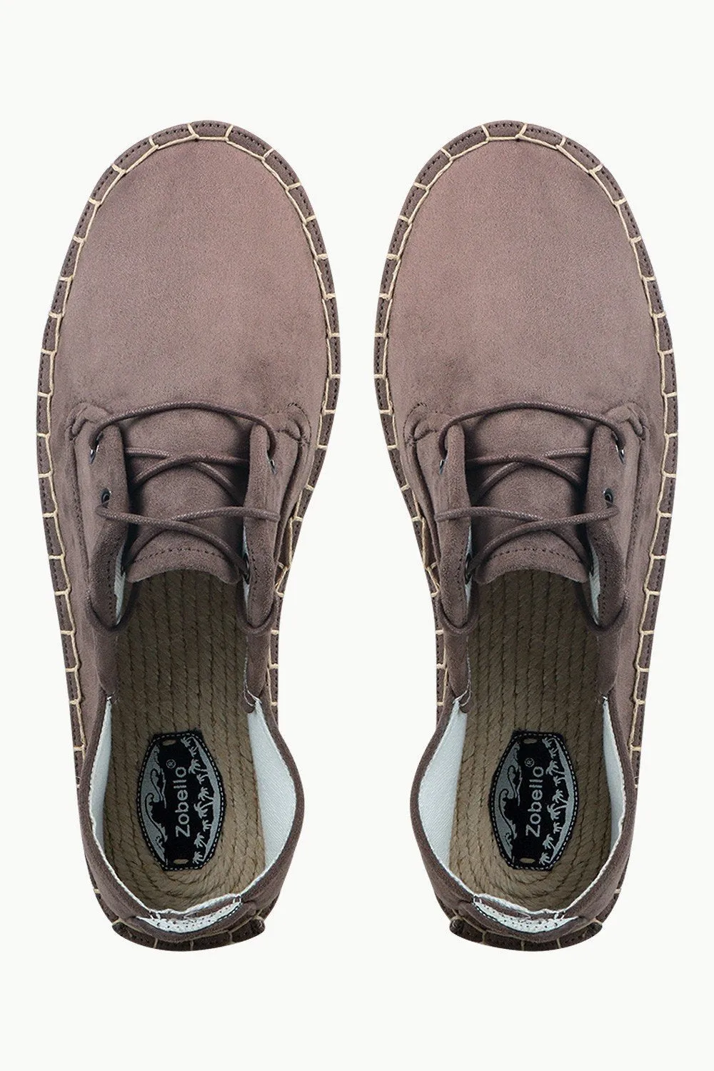 Men's Zinwaldite Suede Lace Up Espadrilles