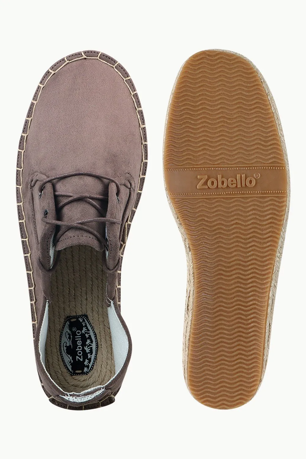 Men's Zinwaldite Suede Lace Up Espadrilles