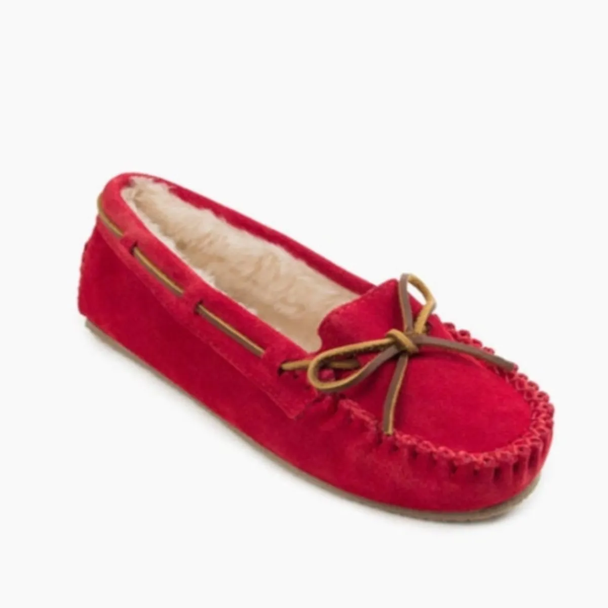 Minnetonka Cally Slipper in Red
