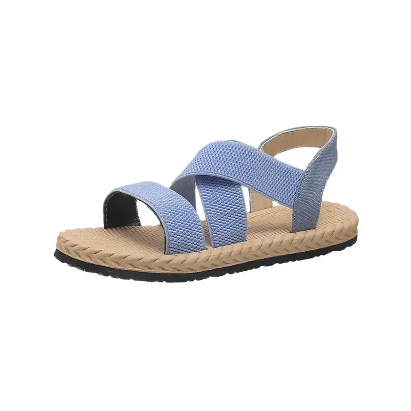 'Nayeli' Open Toe Flats