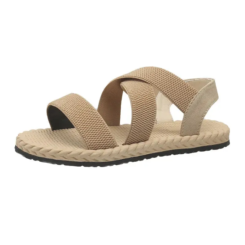 'Nayeli' Open Toe Flats