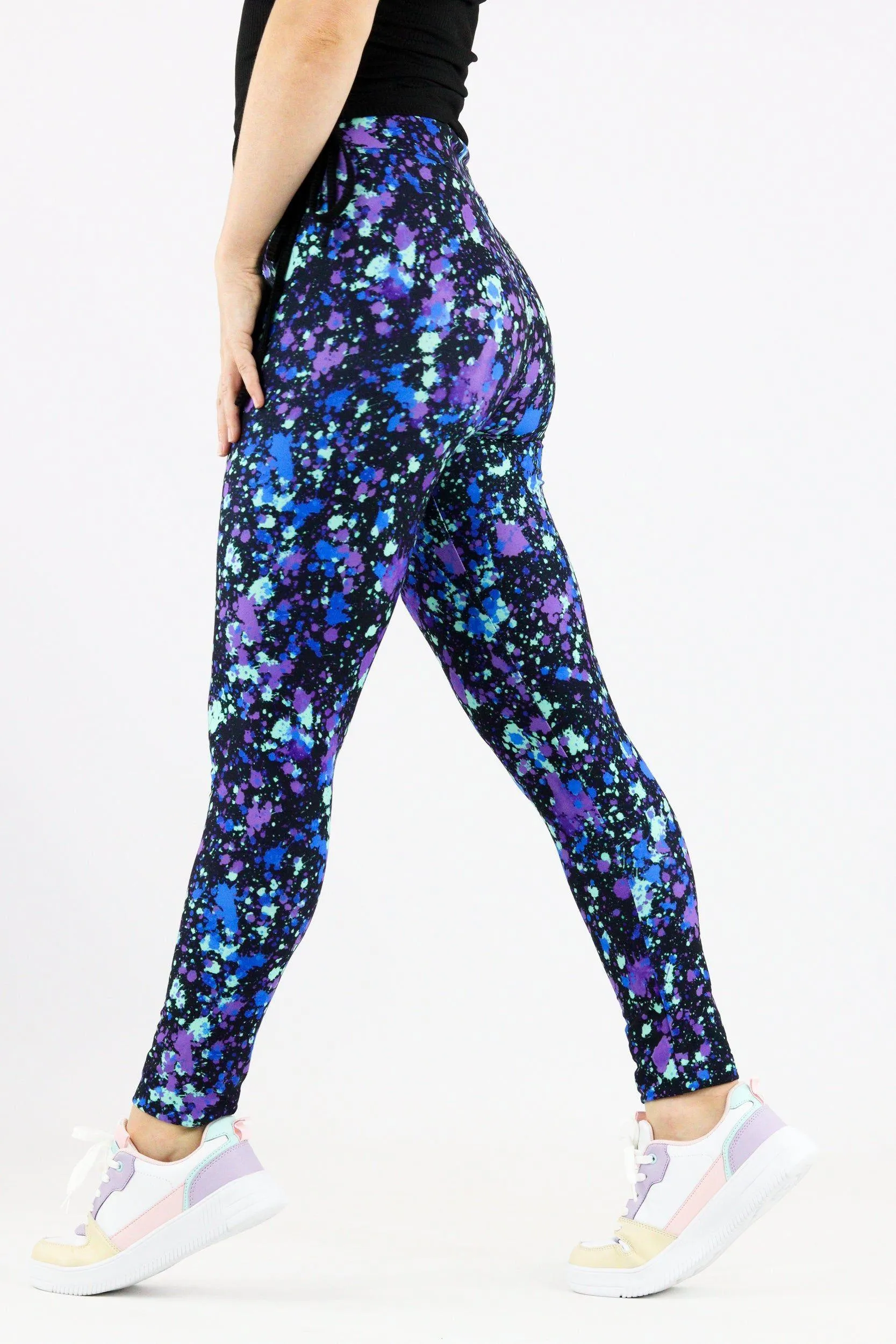 Neon Paint - Casual Full Leggings