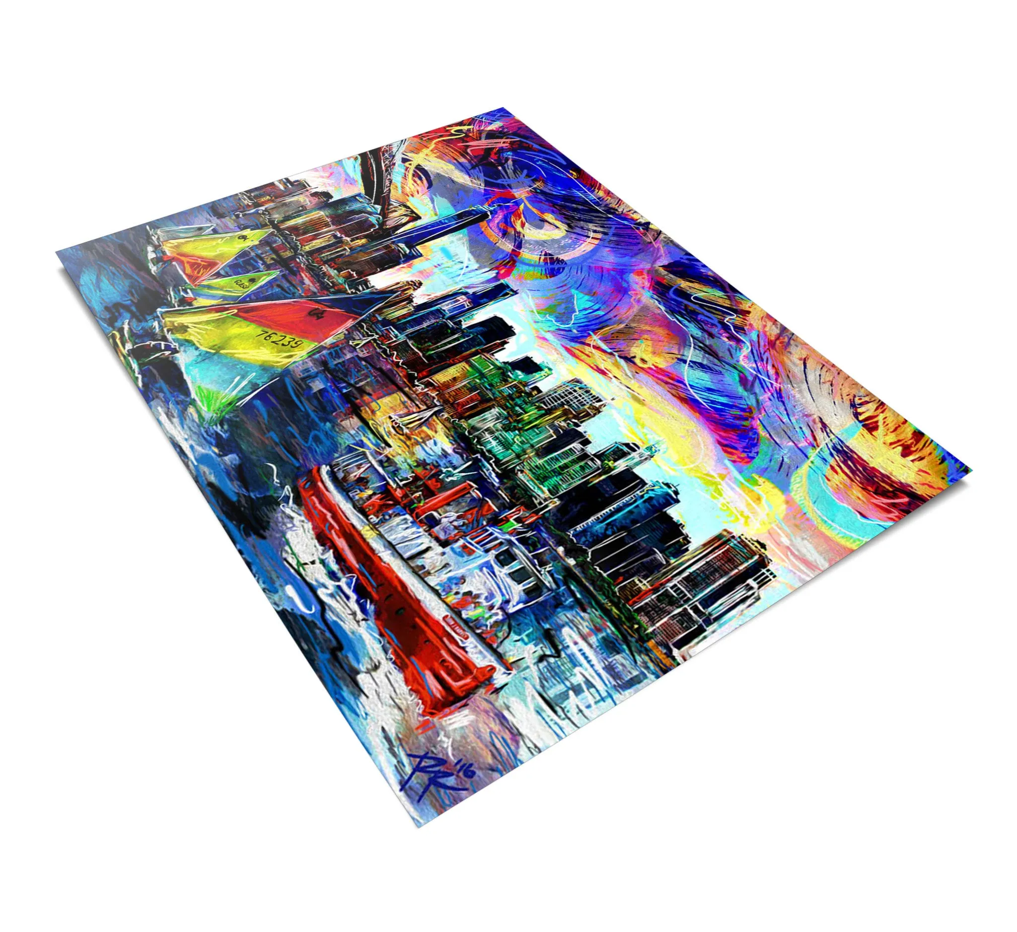 New York Art Print, NY Skyline Canvas