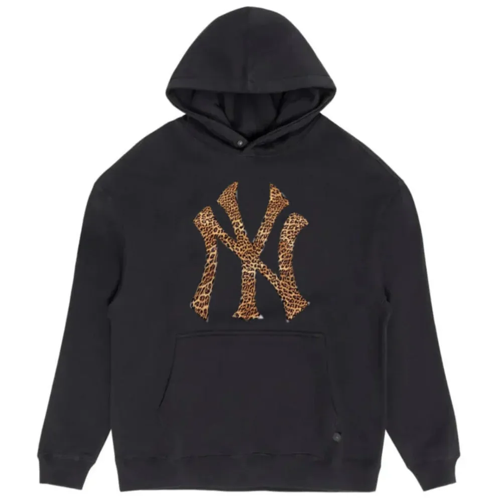 NYC Leopard Printed Hoodie
