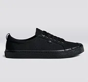 OCA Low All Black Canvas Sneaker Men