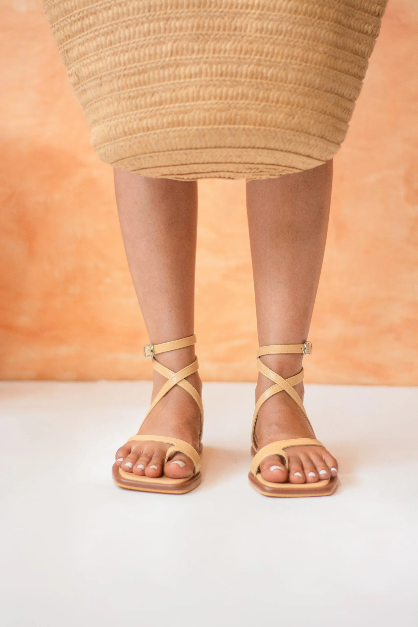 Petal Buckle Up Sandals