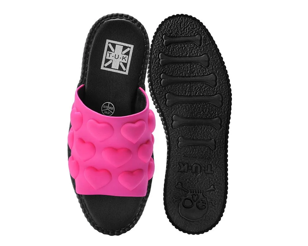 Pink Puff Heart Mondo Sandal
