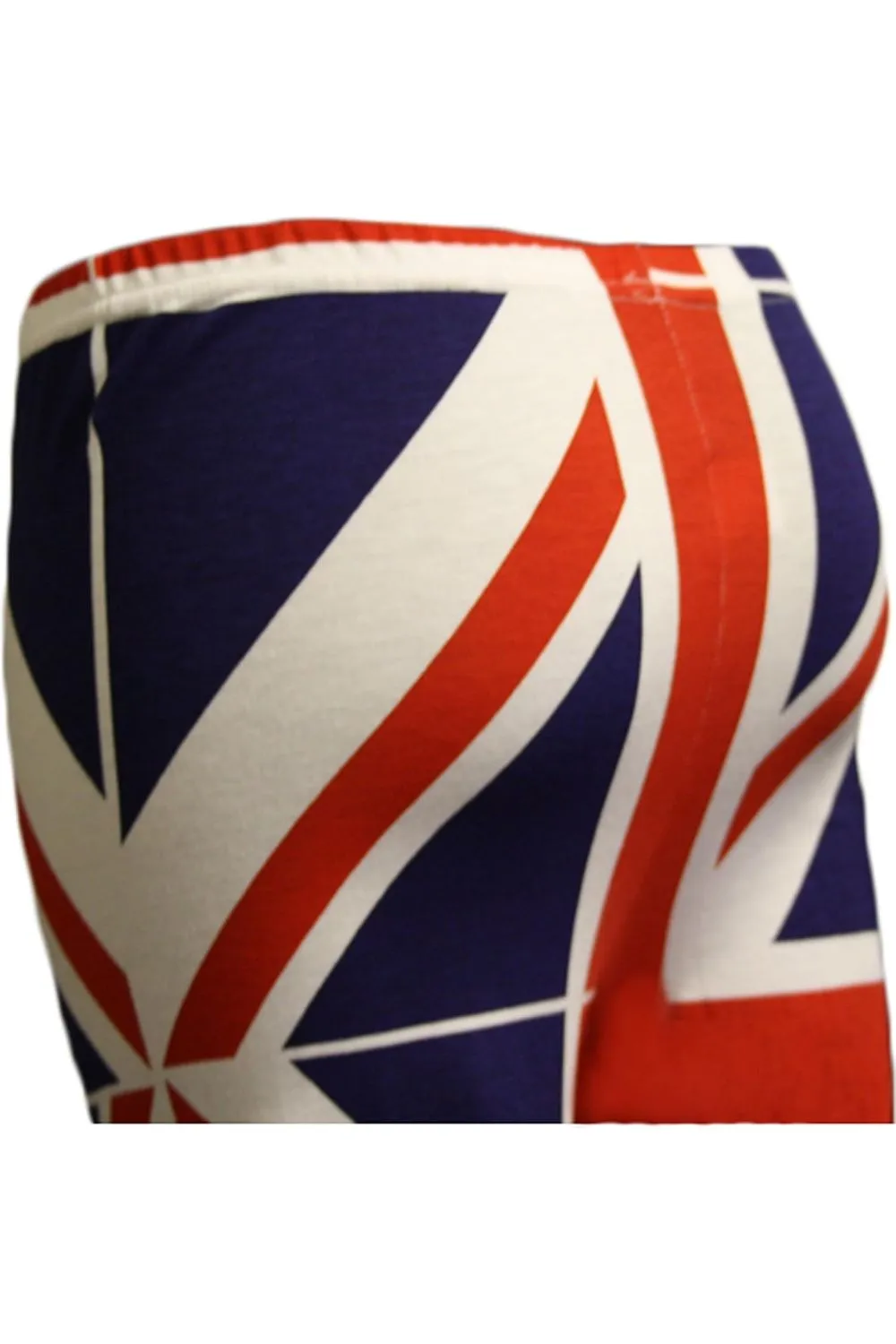 Plus Size Full Length UK Flag Print Leggings