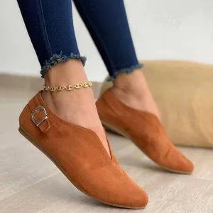 Pointed Toe Suede Flats Shoes Sneakers Summer Sweet Flat Casual Shoes Zapatos Mujer Plus