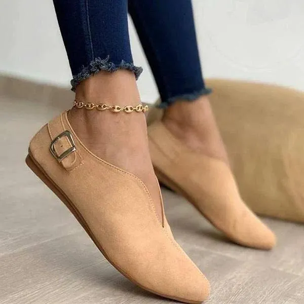 Pointed Toe Suede Flats Shoes Sneakers Summer Sweet Flat Casual Shoes Zapatos Mujer Plus