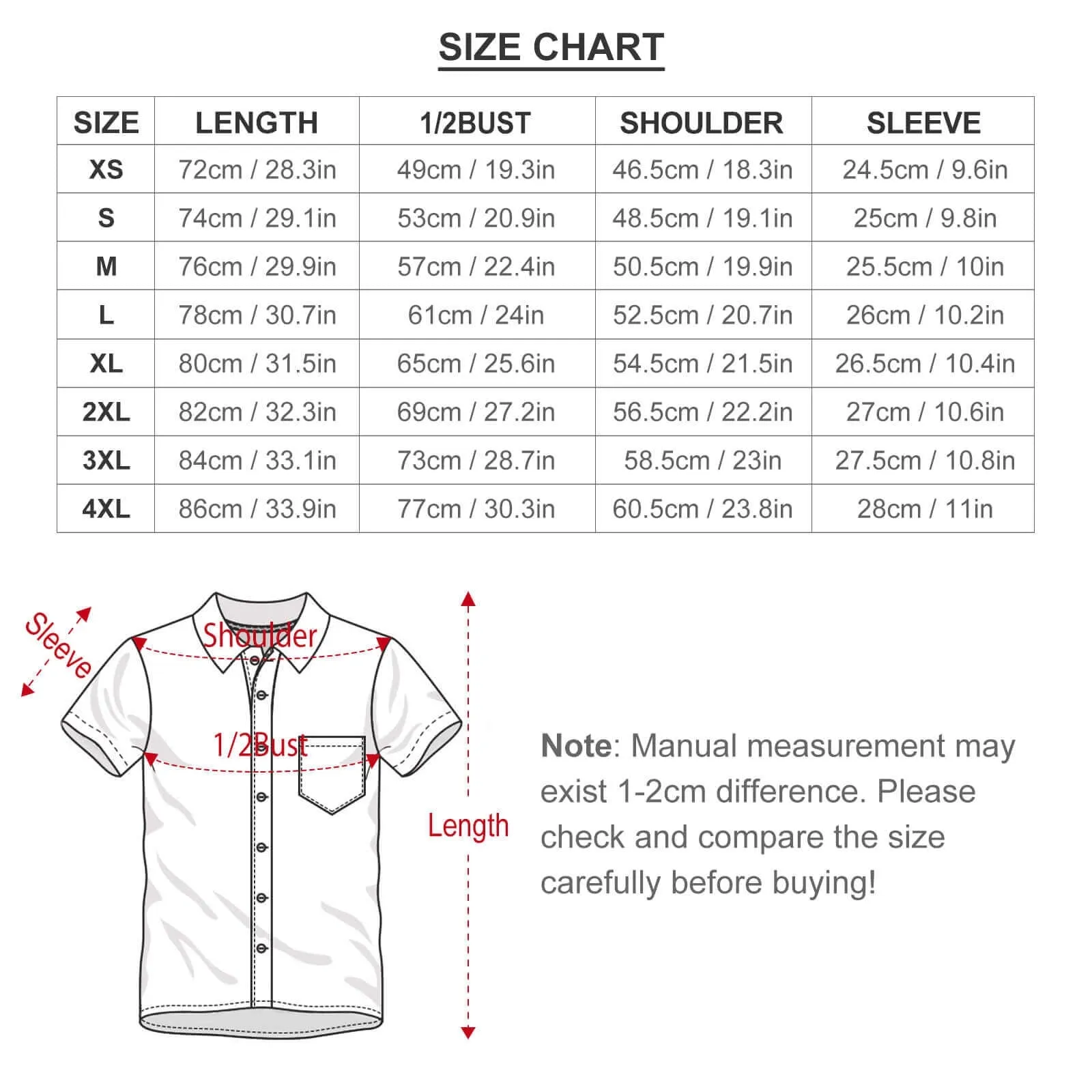 Printed Musical Instrument Notes Casual Short Sleeve Shirt