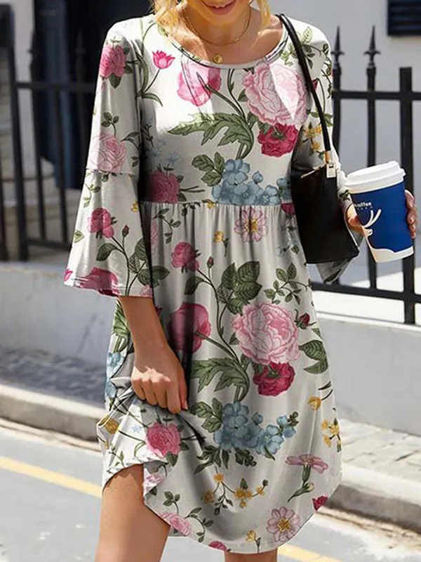 Printed Tee Dress
