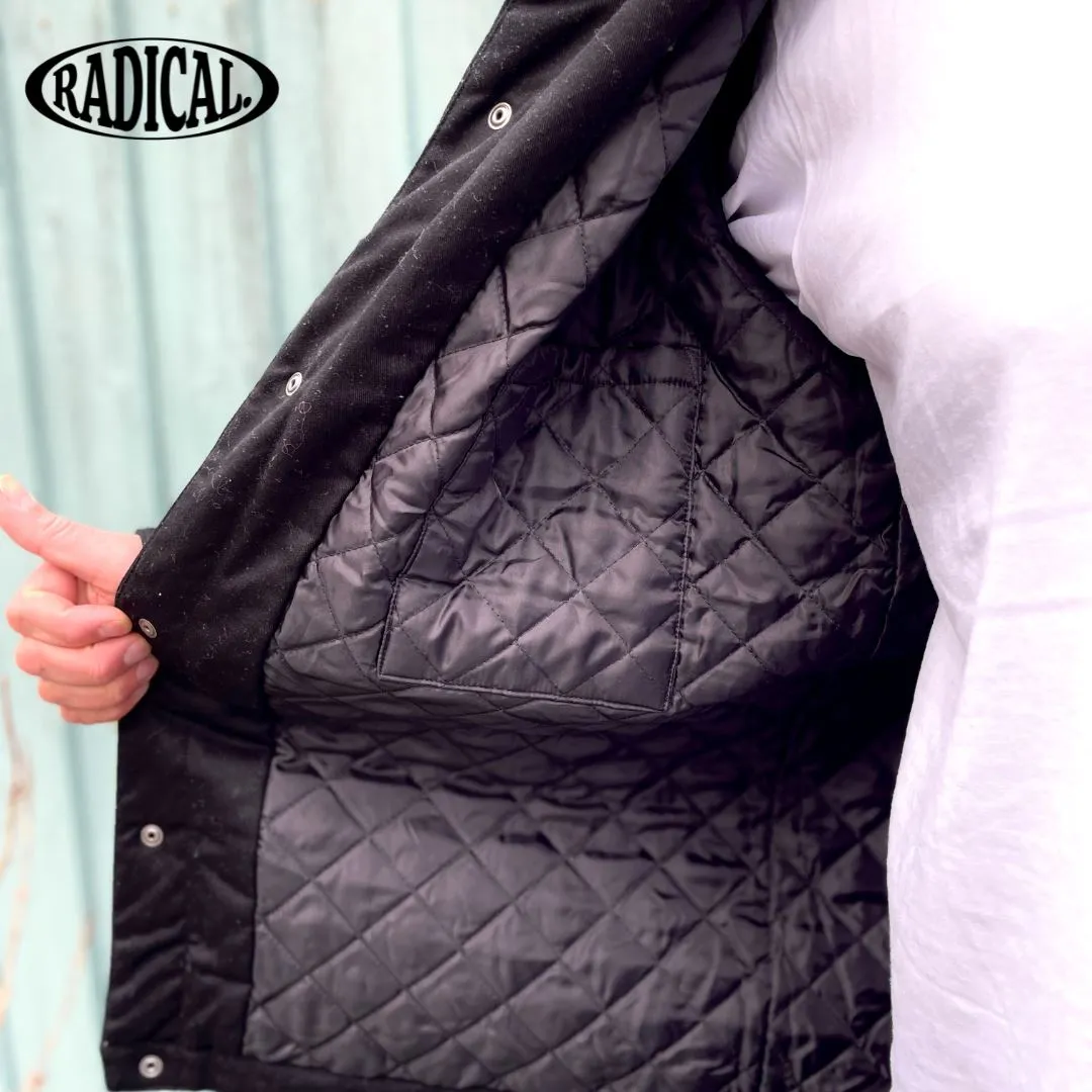 Radical. Oval Logo Canvas jacket - Black
