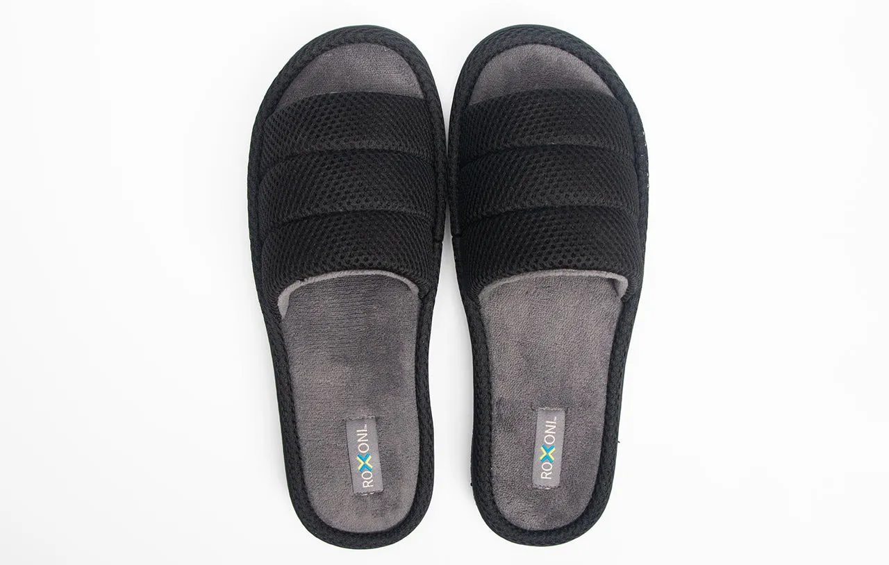 Roxoni Unisex Slippers for Men's Plush Slippers for Men Open Toe House Slipper