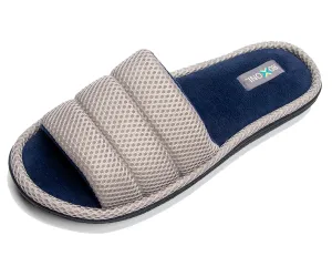 Roxoni Unisex Slippers for Men's Plush Slippers for Men Open Toe House Slipper