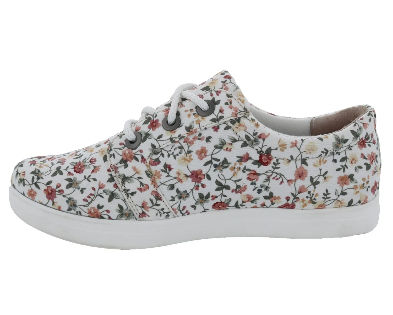 RUBY White Floral Canvas