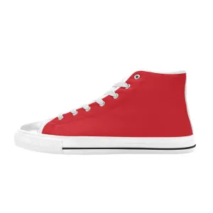 Rugrats Chuckie Red High Top Canvas Women's Shoes