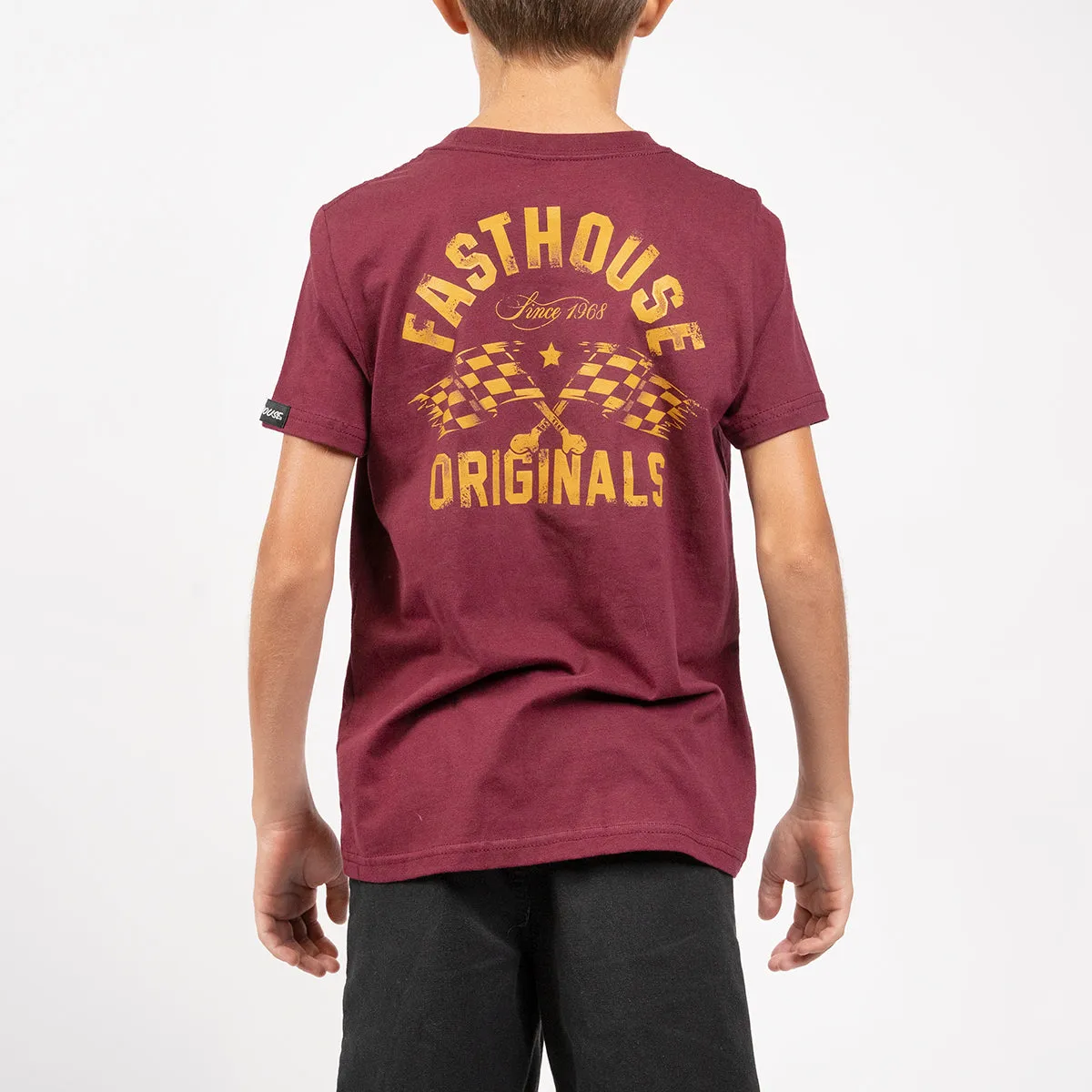 Signal Youth Tee - Maroon