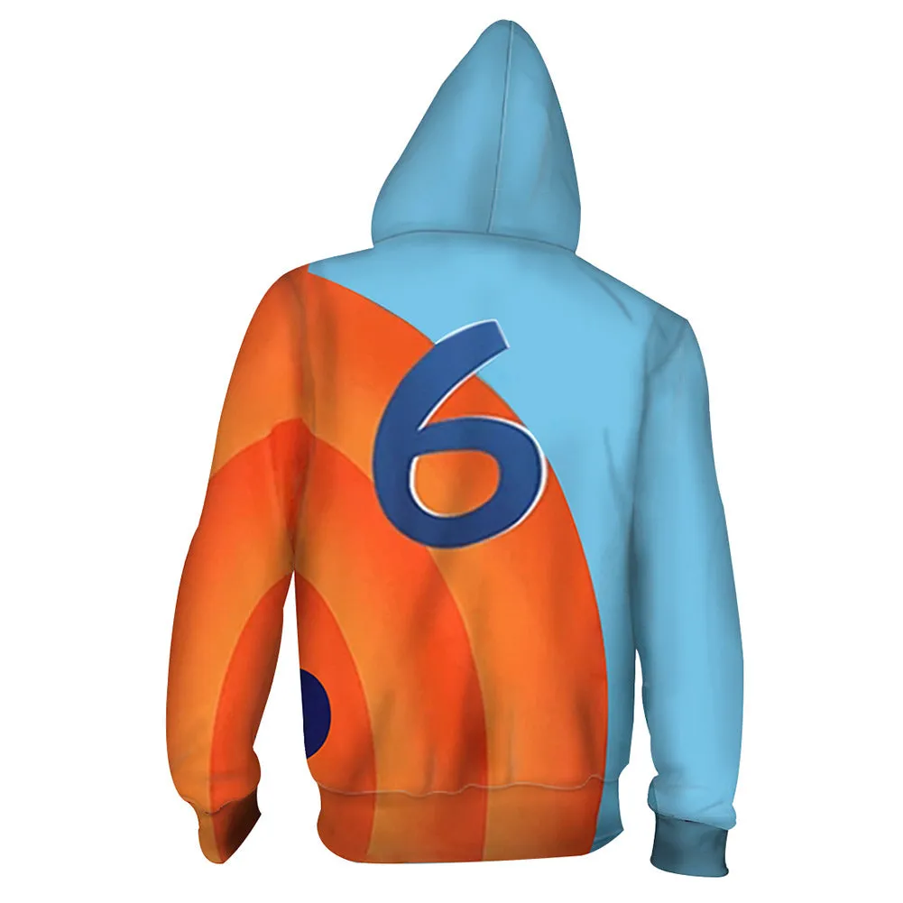 Space Jam: A New Legacy Cosplay Hoodie 3D Printed Hooded Sweatshirt Men Women Casual Streetwear Zip Up Jacket Coat