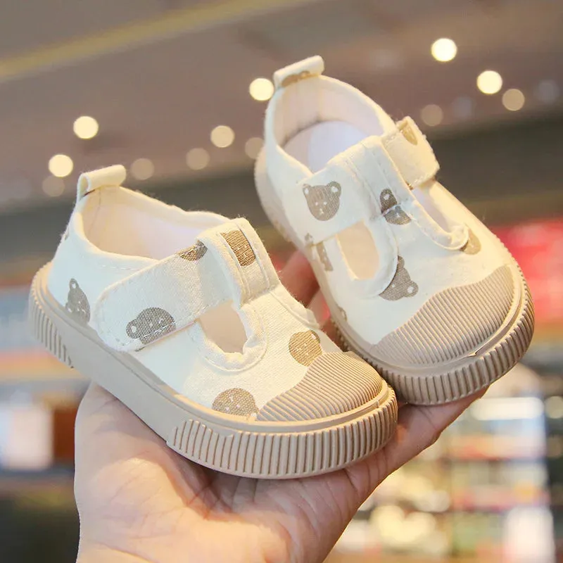 Spring Summer Baby First Walkers Soft Comfortable Canvas Shoes