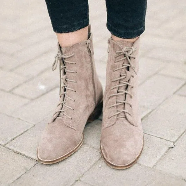 Square root scalp shoes with zipper fashion buckle shoes