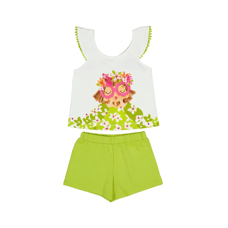 SS24 Mayoral - Printed Short Set