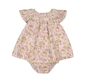 SS25 Mayoral - Rose Printed Dress with Knickers