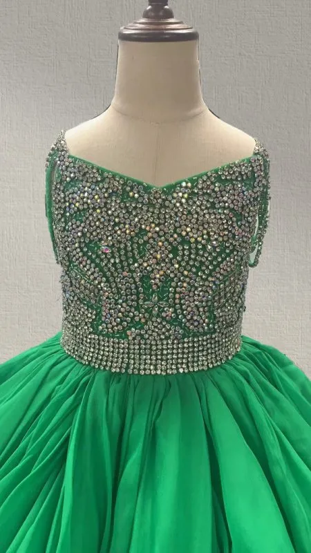 Stunning Fashion Little Girls Gorgerous Pageant Gown For Nationals