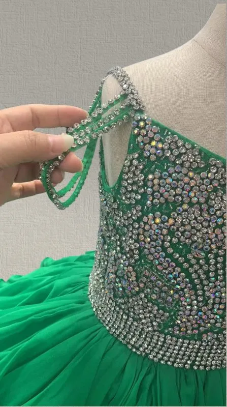 Stunning Fashion Little Girls Gorgerous Pageant Gown For Nationals