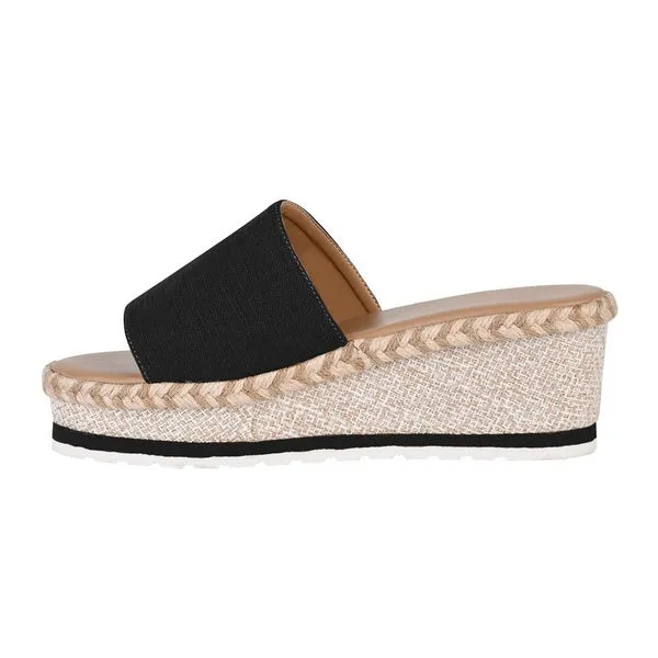 Summer Wedge Slippers Platform Flip Flops Soft Comfortable Casual Shoes Outdoor Beach Sandals Ladies Slides