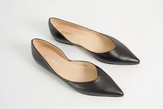 Tabitha Black Ballerina Shoes