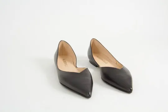 Tabitha Black Ballerina Shoes